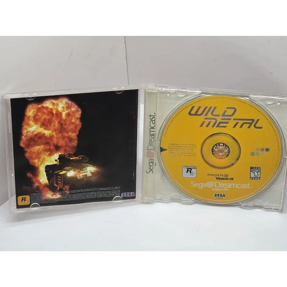 *Complete* Wild‎ Metal Sega Dreamcast